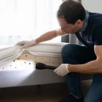 inspecting bed