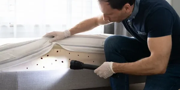 inspecting bed